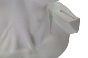 SCULTURA TESTA ANTICA BIANCA