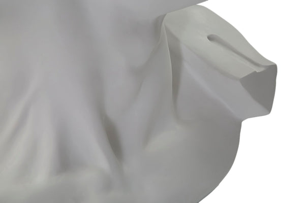SCULTURA TESTA ANTICA BIANCA