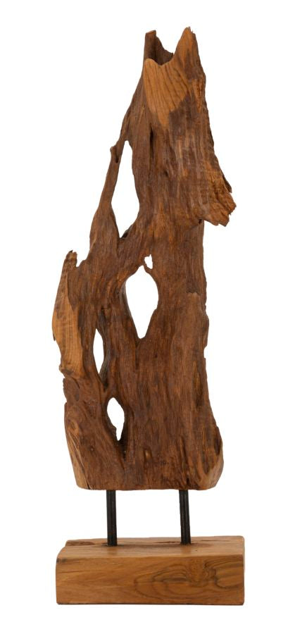 Decorative Table Ornament Akar Wood Brown