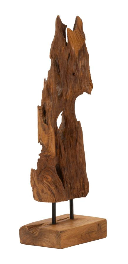 Decorative Table Ornament Akar Wood Brown