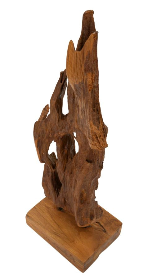 Decorative Table Ornament Akar Wood Brown