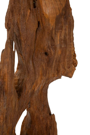 Decorative Table Ornament Akar Wood Brown
