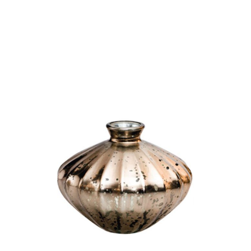 Etnico Vase – Metallic Gold, 14cm