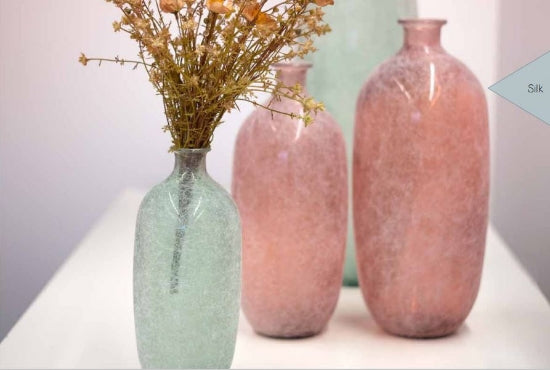 VASE NAPOLES 5462F590 SILK-BEIGE 38CM