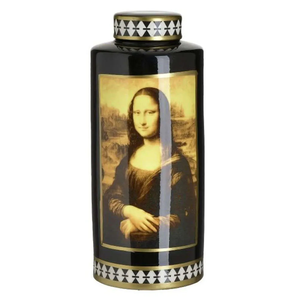 Decorative Vase With Mona Lisa