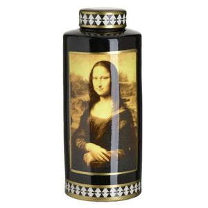 Decorative Vase With Mona Lisa