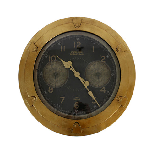 Art et Lumiere Metal Wall Clock