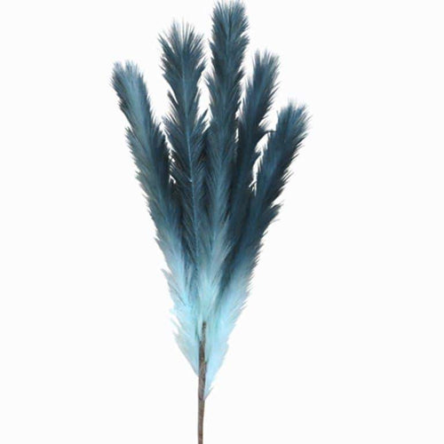 Pampas Branch Turquoise-Blue