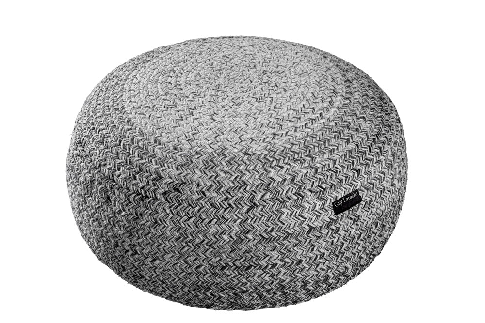 Guy Laroche Ottoman Shades Grey Pouf