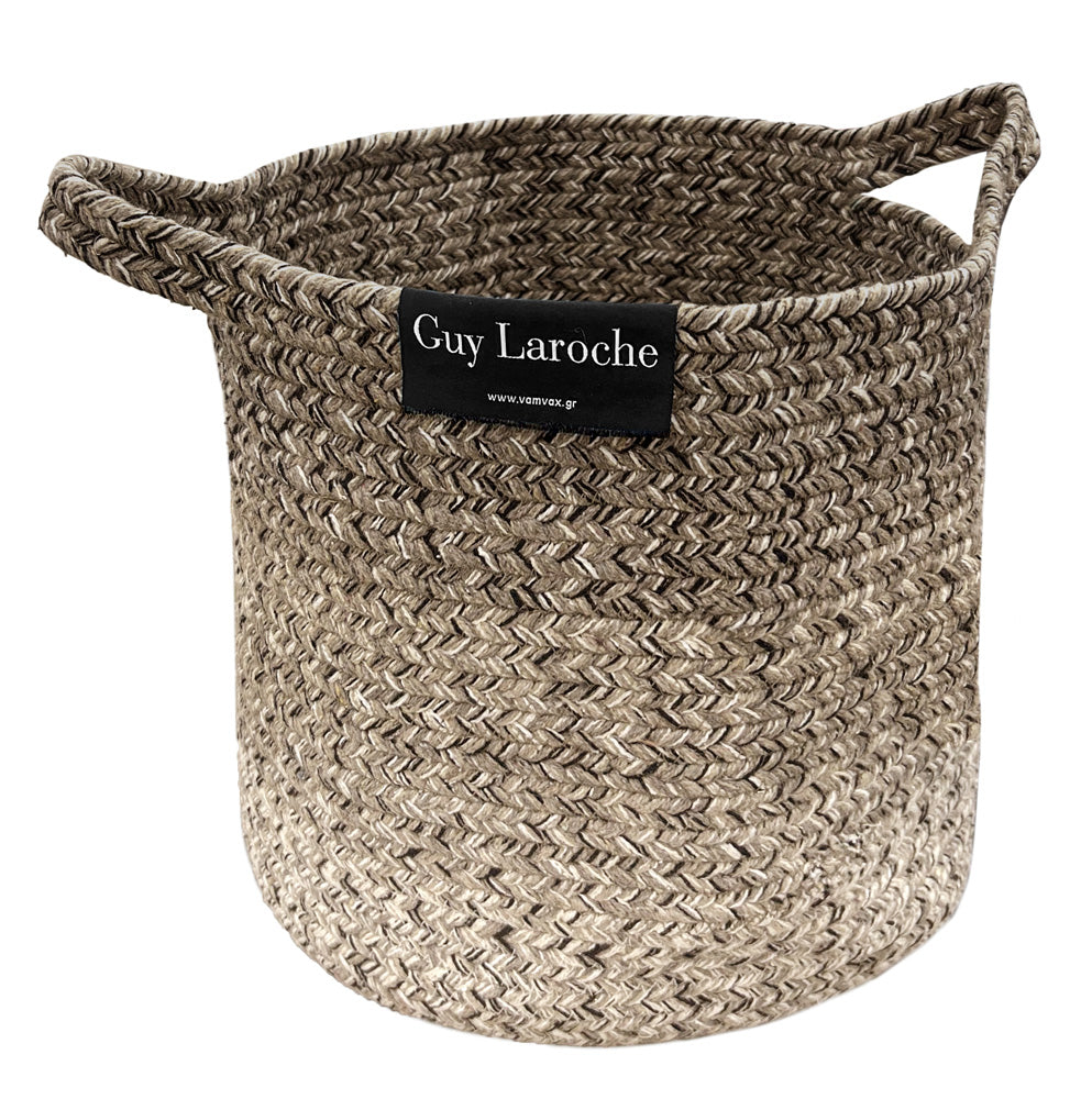 Guy Laroche Jute Basket Wenge