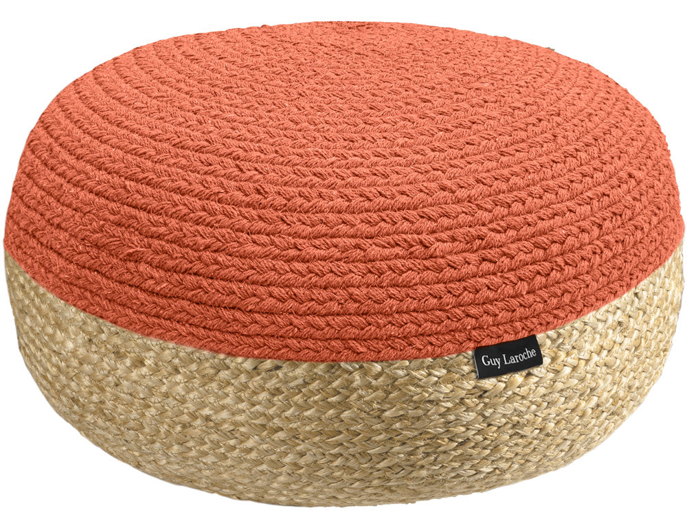 Guy Laroche Maya Terra Ottoman Pouf