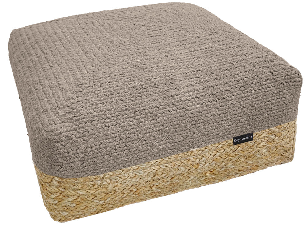Guy Laroche Maya Taupe Boho Pouf