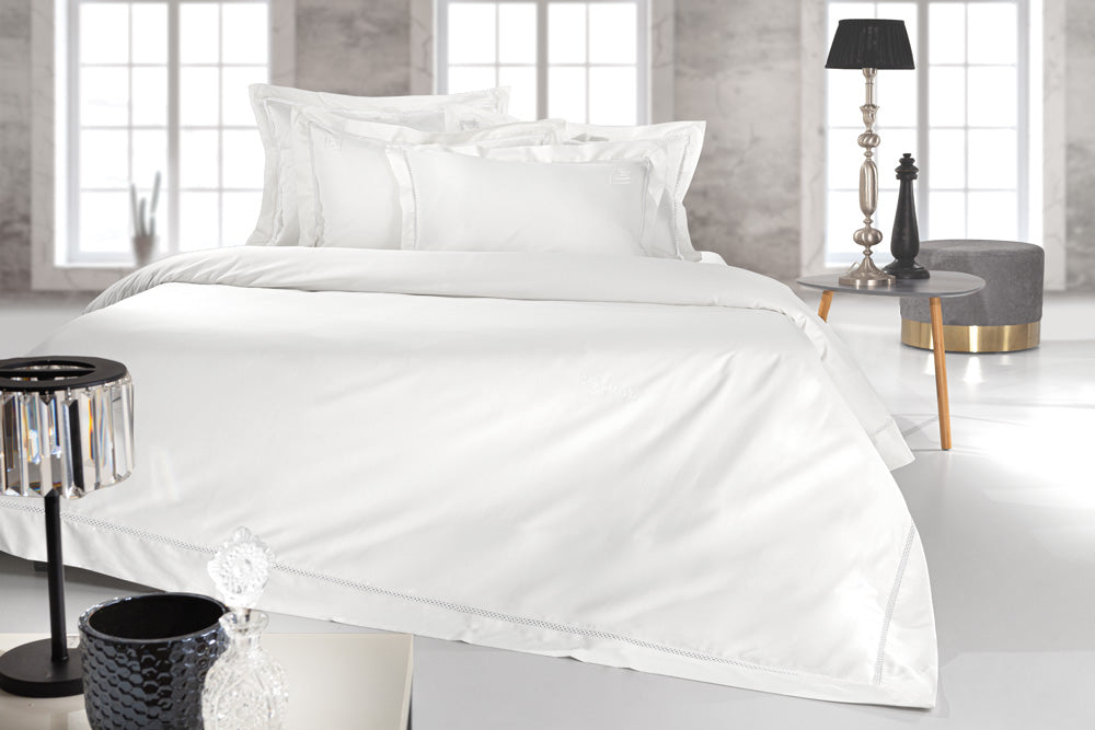 Guy Laroche Blend White Bed Sheet Set 270x280