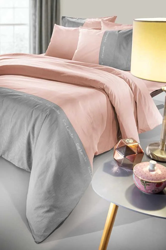 Guy Laroche Etoile Pink 3-Pieces Quilt Cover Set