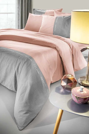 Guy Laroche Etoile Pink 3-Pieces Quilt Cover Set