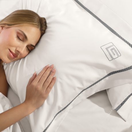 Guy Laroche Blend Silver-Ivory Bed Sheet Set 270x280