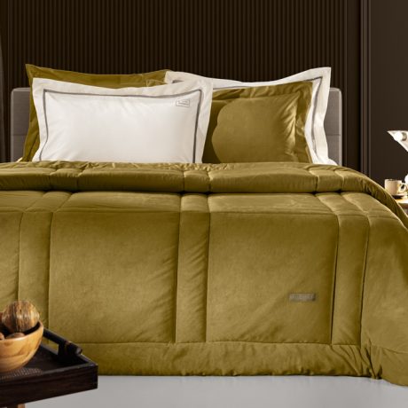 Guy Laroche Blanket-Quilt Crystal Velvet Golden 220x240