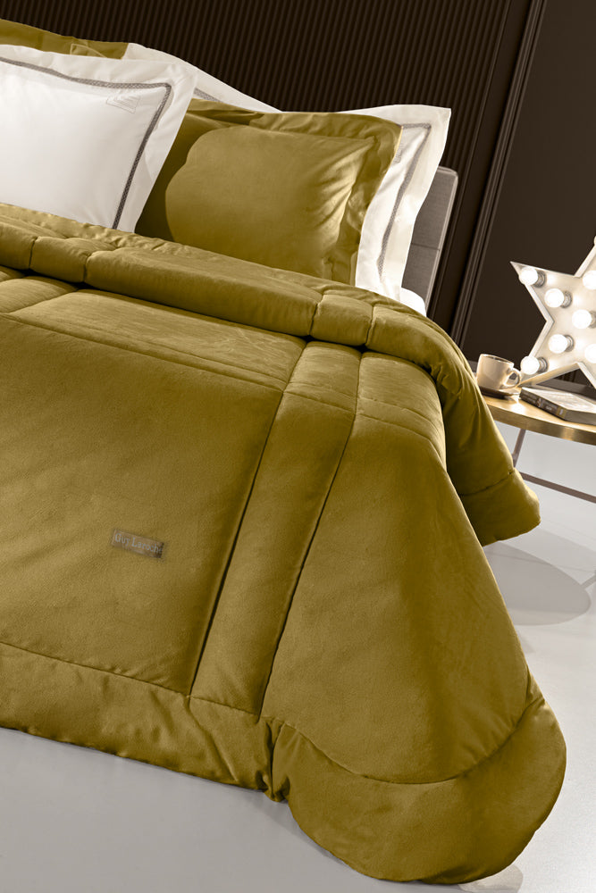 Guy Laroche Blanket-Quilt Crystal Velvet Golden 220x240