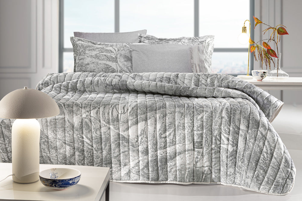 Guy Laroche Drama Grey Bedspread 220x240
