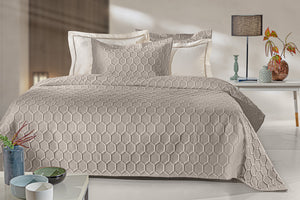 Guy Laroche Hive Taupe Quilt