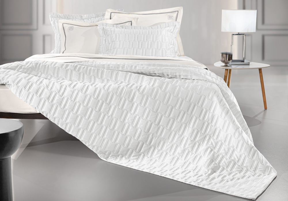 Guy Laroche Brick White Bedspread