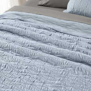 Guy Laroche Shadow Blue Bedspread 220x240