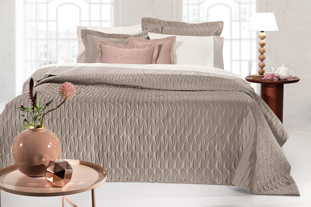 Guy Laroche Ruby Taupe Bedspread 240x250