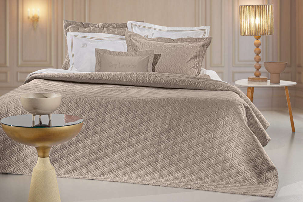 Guy Laroche Honour Taupe Bedspread 240x250