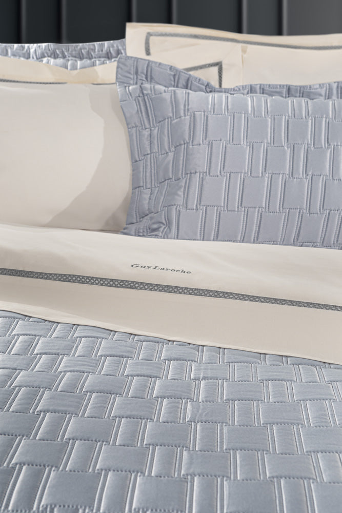Guy Laroche Brick Silver Bedspread 240x250