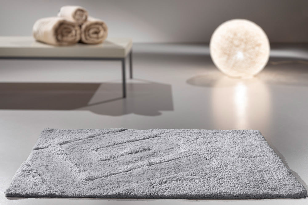 Guy Laroche Bath Mat Trivia Silver