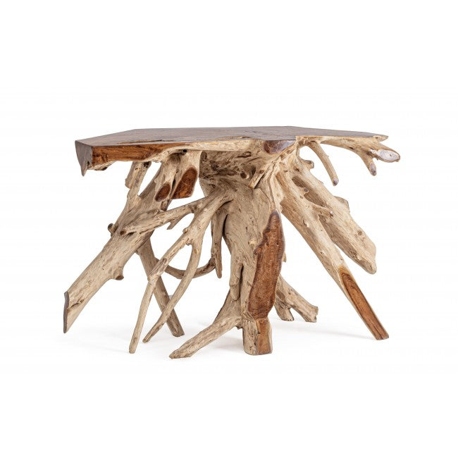 Lisandra Console Table Teak Wood Brown 120×45×80 cm