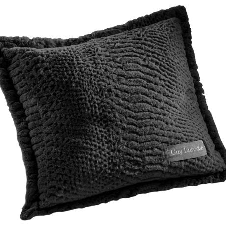 Guy Laroche Crusty Black Throw