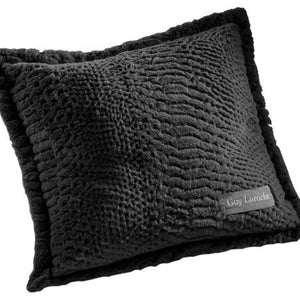 Guy Laroche Crusty Black Throw