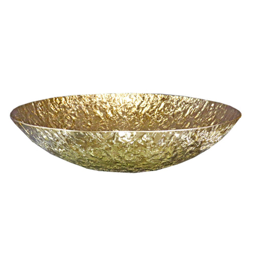 Art et Lumiere Hammered Metal Platter