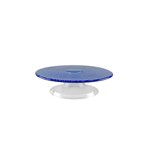 Art et Lumiere Glass Pedestal Plate