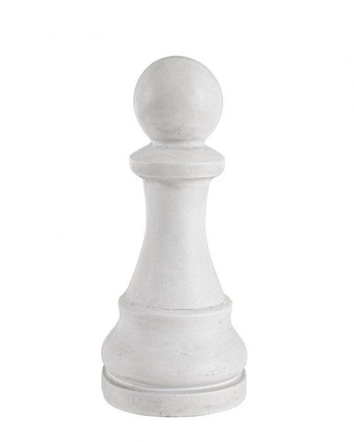 White Chess Pawn Floor Decorative Piece