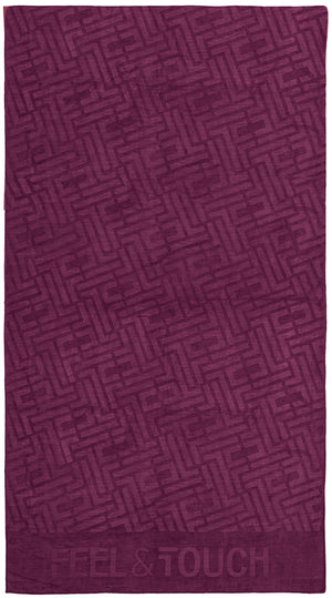 Feel&Touch Icon Aubergine Beach Towel