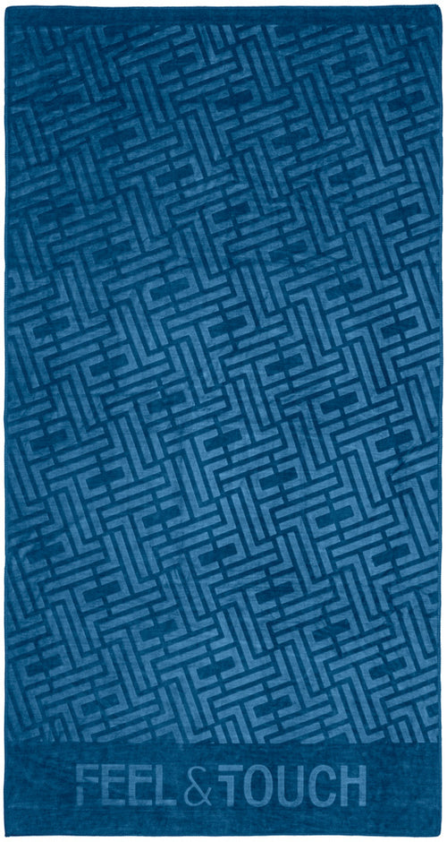 Feel&Touch Icon Ocean Blue Beach Towel