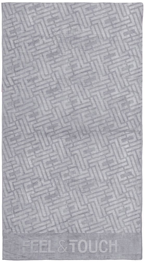 Feel&Touch Icon Titanium Beach Towel