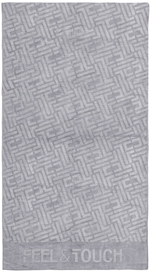 Feel&Touch Icon Titanium Beach Towel