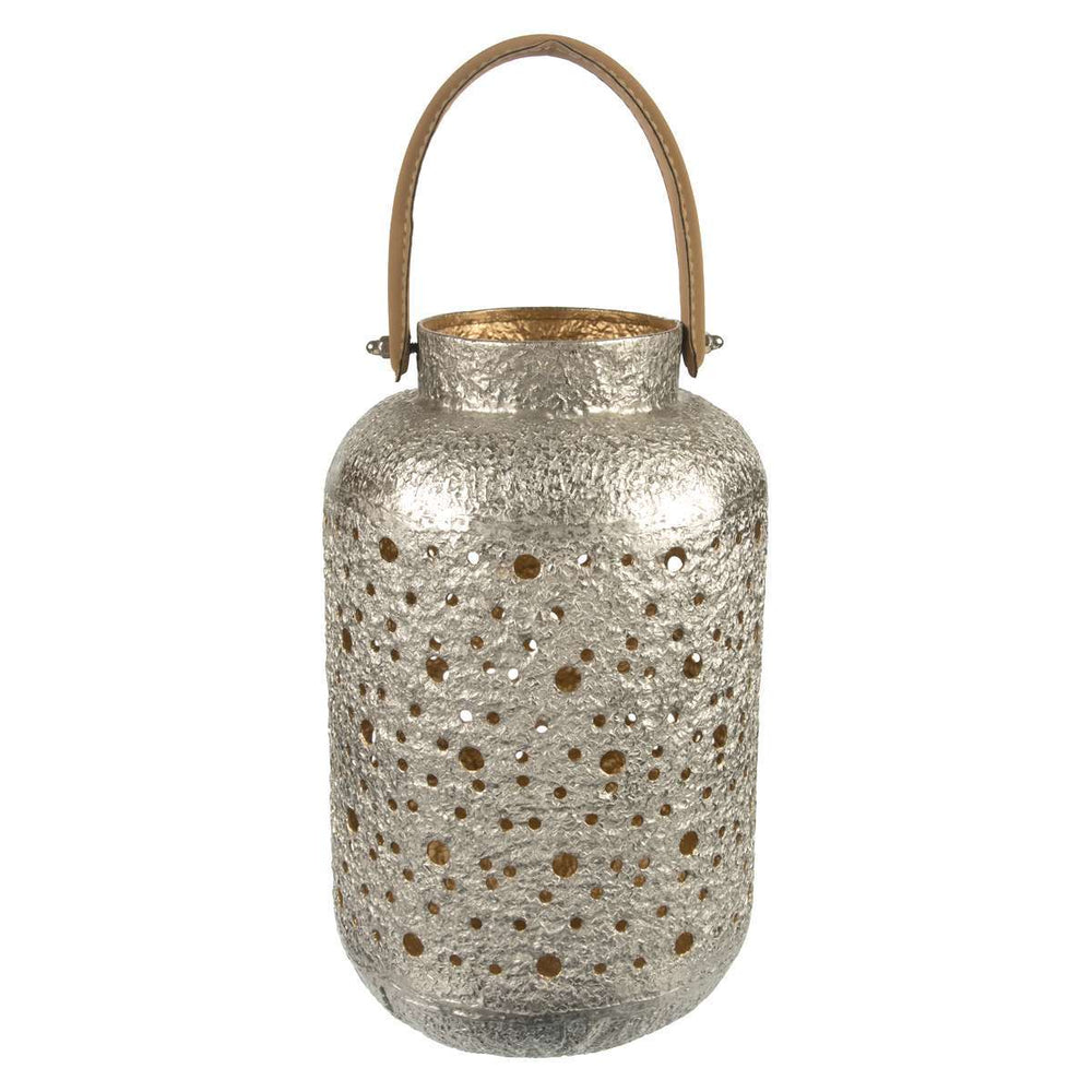 Metal/Leather Lantern