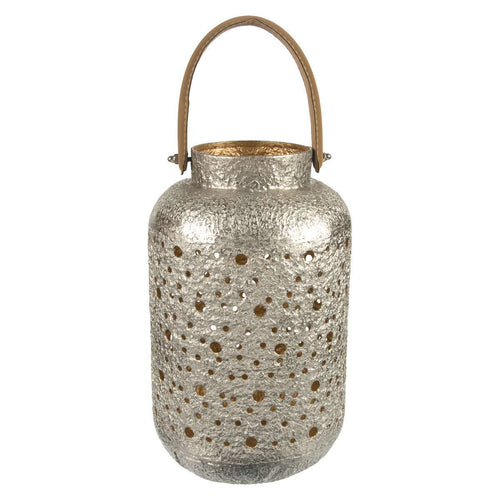 Metal/Leather Lantern