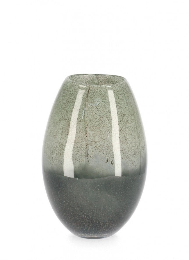Mars Green Glass Vase 18.7×15.4×26 cm