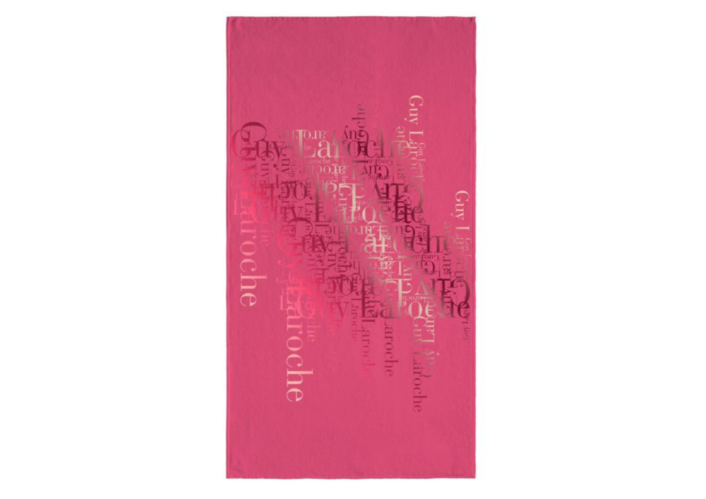 Guy Laroche Velour Printed Beach Towel