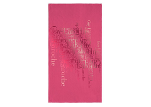 Guy Laroche Velour Printed Beach Towel