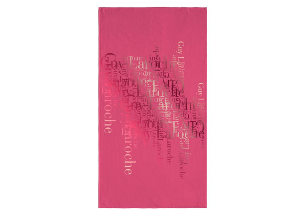 Guy Laroche Velour Printed Beach Towel