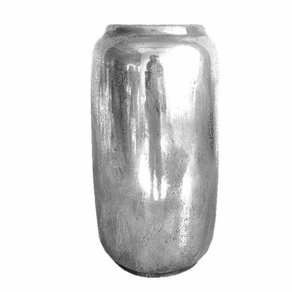 Art et Lumiere Decorative Ceramic Vase Silver