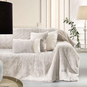 Guy Laroche Crusty Ivory Throw