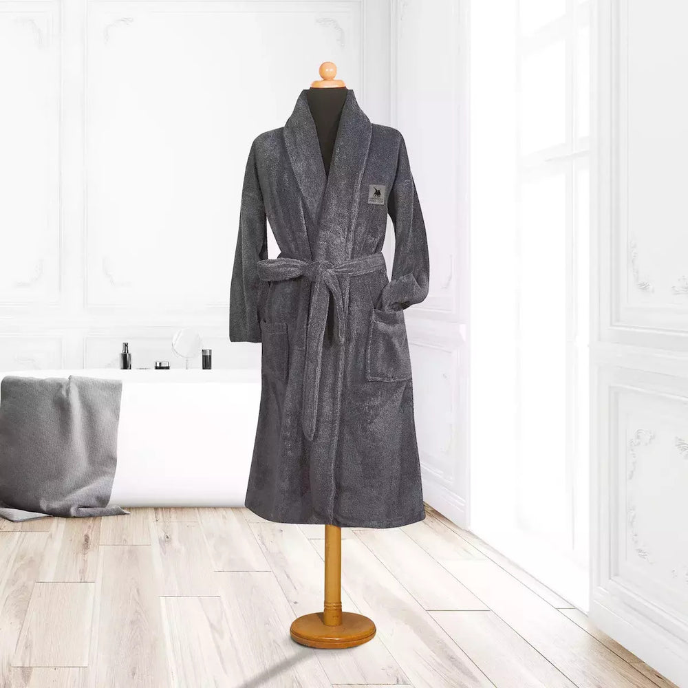 Polo Bathrobe Gray