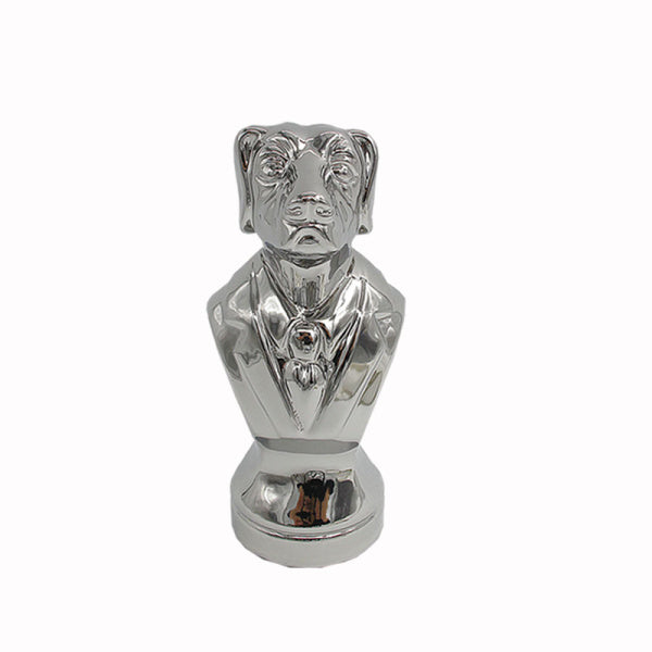 ART ET LUMIERE Decorative Ceramic Dog Silver